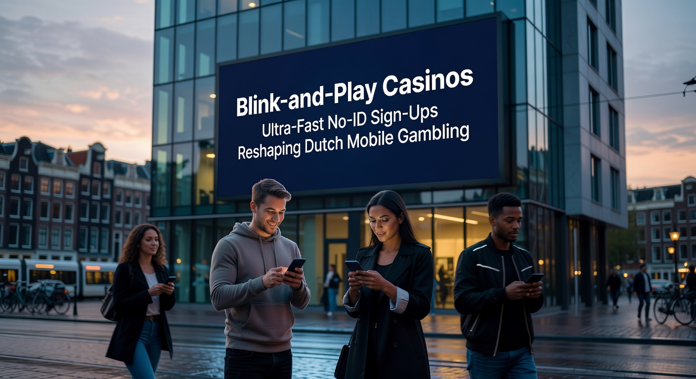 Mobiele telefoon met een blink-and-play casino-interface, waar een speler direct inzet plaatst zonder uitgebreide registratie