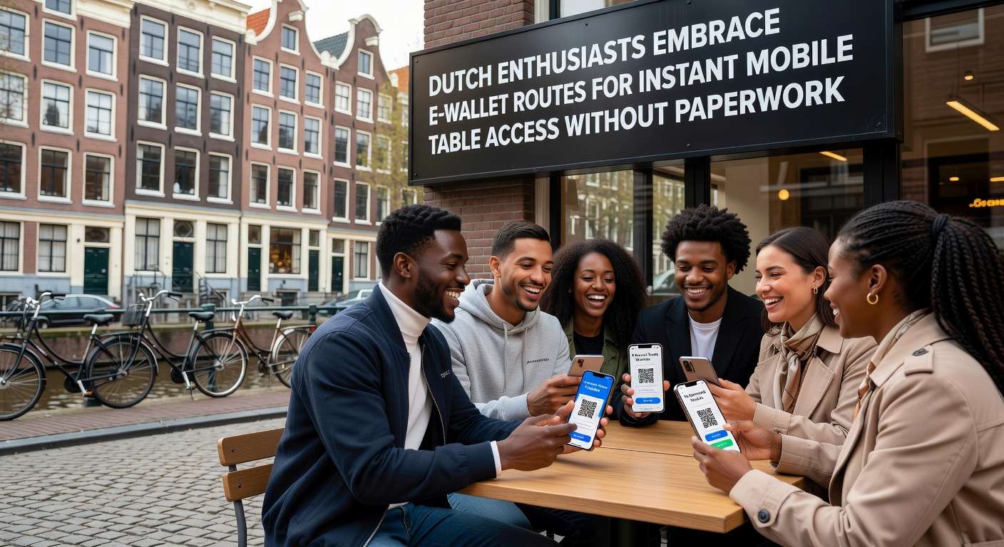 Nederlandse gebruikers die e-wallets gebruiken voor instant mobiele tafeltoegang zonder papierwerk
