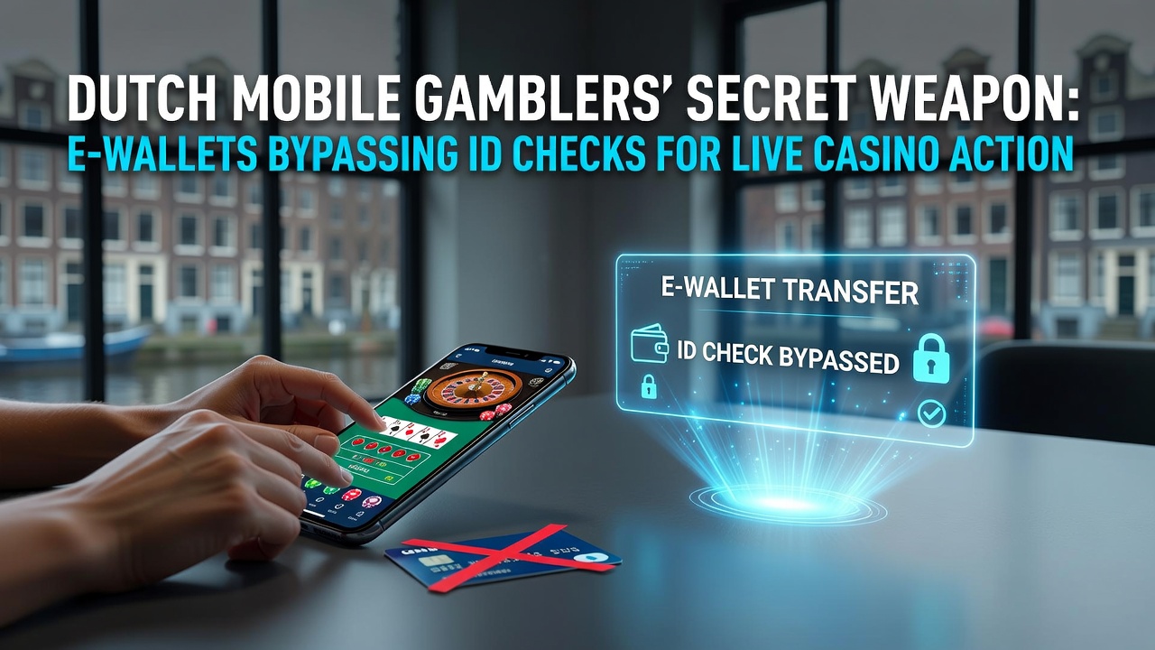 Mobiele gokkers gebruiken e-wallets voor snelle toegang tot live casino spellen zonder ID-controles