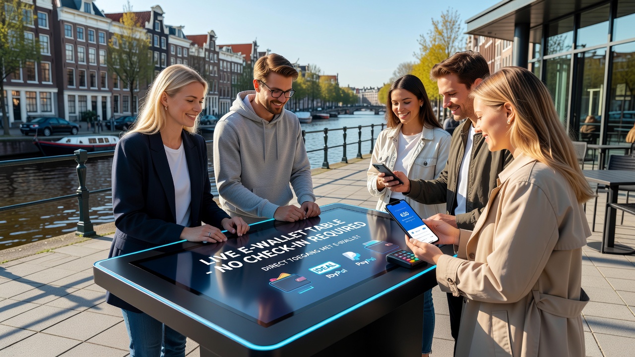 Live dealer tafels toegankelijk via e-wallets op mobiele apparaten