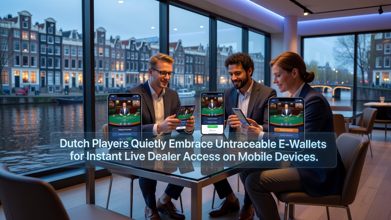 Nederlandse spelers gebruiken e-wallets voor mobiele live dealer spellen zonder verificatie