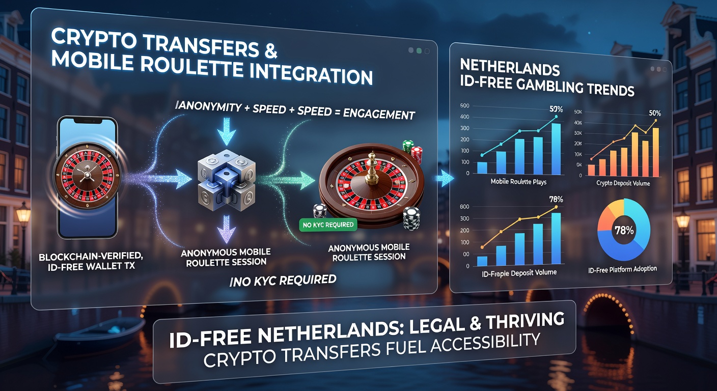 Mobiele roulette met crypto in id-vrije Nederlandse scènes