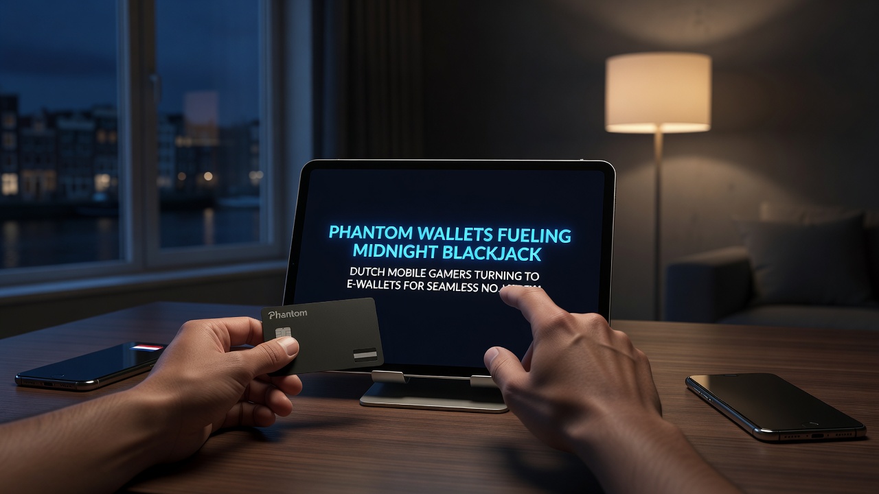 Grafiek die de stijging van e-wallet gebruik onder Nederlandse mobiele gokkers illustreert