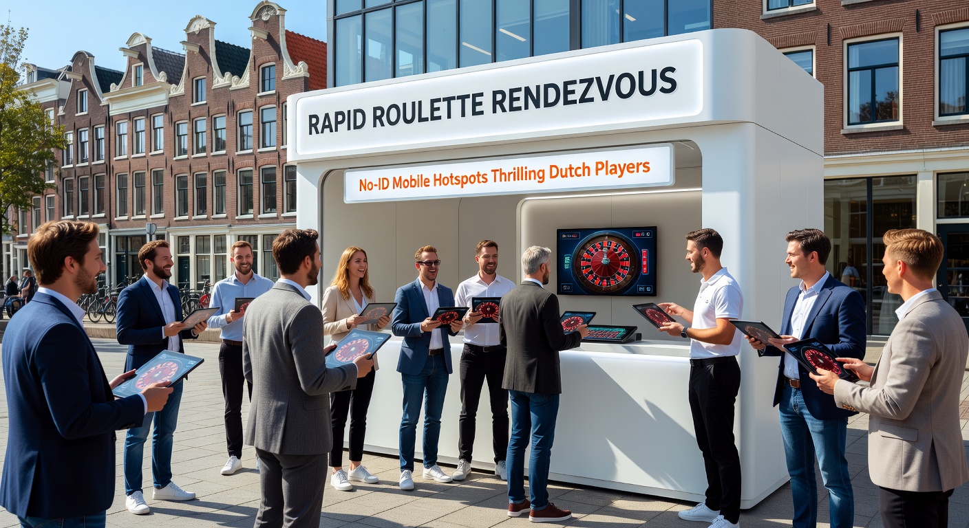 Spannende mobiele roulette-sessie op smartphone met flitsende wielen en anonieme interface, populair onder Nederlandse spelers