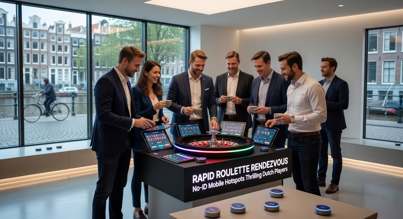 Live rapid roulette tafel op mobiel scherm met dealer en flitsende animaties, anoniem en snel toegankelijk voor Nederlandse gebruikers