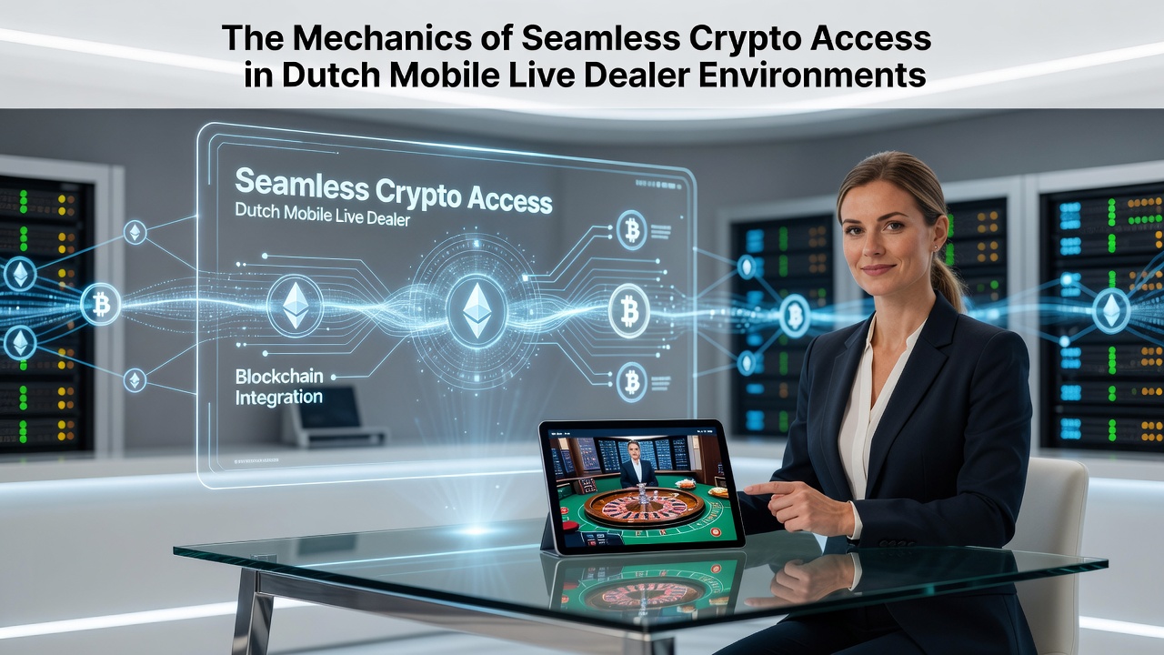 Mobiele live dealer setup met crypto integratie in Nederland